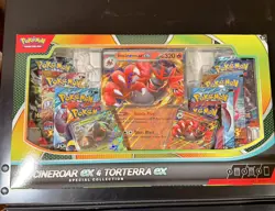 Pokemon Trading Card Game Incineroar ex and Torterra ex Special Collection Box - Image 2