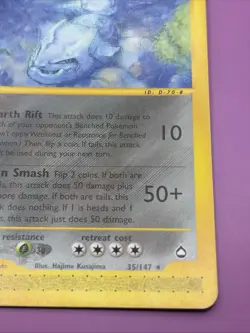 Steelix 035/147 Aquapolis Regular Finish Vintage E-Reader Pokemon Card - Image 5