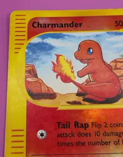 Charmander 097/165 Expedition Reverse Holo Ereader Pokemon Card (Damaged) - Image 3