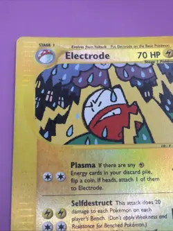 Electrode 36/144 Skyridge Reverse Holo Vintage e-Reader Pokemon Card - Image 3