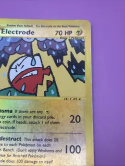 Electrode 36/144 Skyridge Reverse Holo Vintage e-Reader Pokemon Card - Image 4