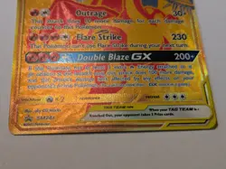 Pokemon Card Reshiram & Charizard GX Sun & Moon Sm247 Holo Promo - Image 2