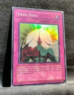 Hero Ring GX1-EN003 Yu-Gi-Oh! GX Duel Academy Promo Cards Limited Ed Super Rare - Image 3