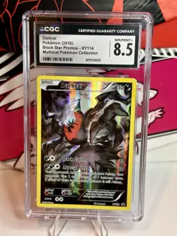 CGC 8.5 NM/MINT+ Darkrai XY114 Black Star Promo Pokemon Card - Image 1