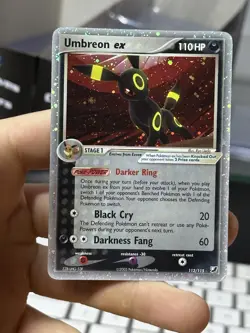 Umbreon ex 112/115 EX Unseen Forces 2005 Holo Rare Pokemon Card TCG - Image 4