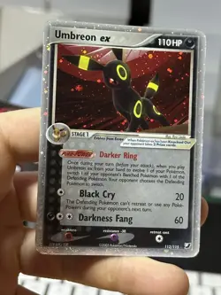 Umbreon ex 112/115 EX Unseen Forces 2005 Holo Rare Pokemon Card TCG - Image 5