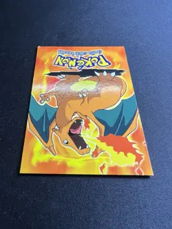 Pokemon Card Blue Topps Label TV Animation #6 Charizard E6 of 12 Light Played/NM - Image 5