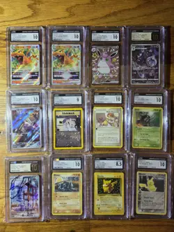 Lot of 27 Graded Pokemon TCG Cards Includes Everything In The 3 Pictures. - Image 1