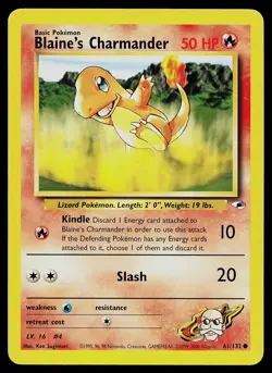 Pokemon Card - Blaine's Charmander Gym Challenge 60/132 Common - Image 1