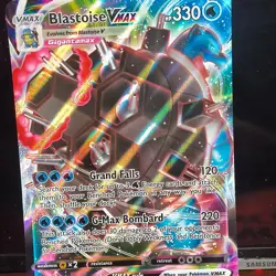 Pokemon Blastoise Expansion Pack Holo Rare Full Art Jumbo oversized card - Image 1