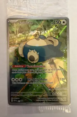 Snorlax SVP 051 Pokemon Center Stamped 151 PC ETB Promo SEALED - Image 1