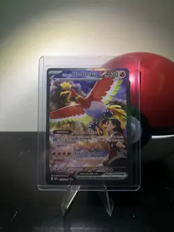 Pokemon Ethan's Ho-Oh ex 230/182 SIR Full Art Holo 230HP Destined Rivals - Image 2