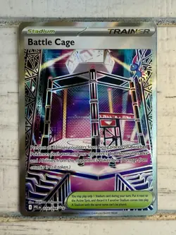 Battle Cage - 116/094 - Phantasmal Flames PFL Mega Evolution - Pokemon NM/MINT!! - Image 1