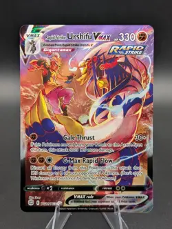 Pokemon Rapid Strike Urshifu VMAX TG21/TG30 Brilliant Stars Trainer Gallery NM - Image 1