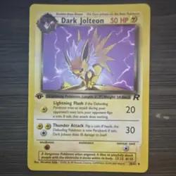 Pokemon Dark Jolteon Team Rocket 1st Edition 38/82 50 HP Uncommon English 2000 - Image 1