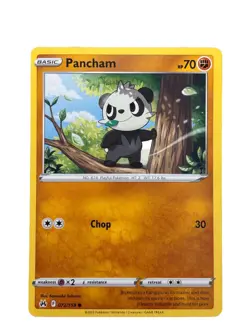 New: 2023 Pokemon TCG Pancham 072 Crown Zenith Regular Common - Image 1