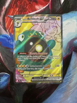 Pokemon TCG Ionos Bellibolt EX 172/159 Journey Together Full Art Ultra Rare Holo - Image 1