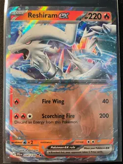 Reshiram Ex 030/159 - Double Rare - SV09: Journey Together - Pokemon TCG - Image 1