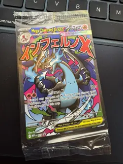 Pokemon Mega Charizard X ex 023 + Oricorio ex Phantasmal Flames UPC Promo Sealed - Image 1