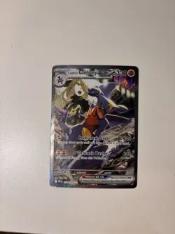 Pokemon TCG Cynthia's Garchomp ex 232/182 Sv10 Destined Rivals SAR Holo English - Image 2