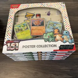 Pokemon Scarlet & Violet 151 Poster Collection Box Lot of 5 (NOT A FULL CASE) - Image 1