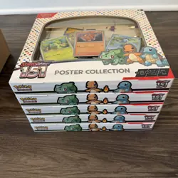 Pokemon Scarlet & Violet 151 Poster Collection Box Lot of 5 (NOT A FULL CASE) - Image 2