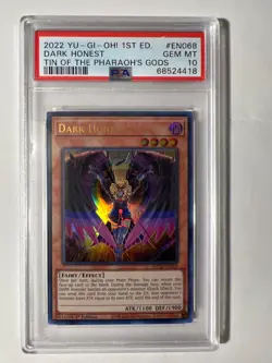PSA 10 YuGiOh Dark Honest MP22-EN068 1st Edition Ultra Rare - Image 1