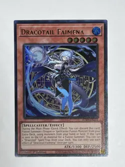 YuGiOh! TCG || Dracotail Faimena - JUSH-EN002 - Ultra Rare - Image 1