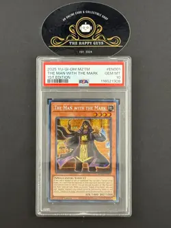 PSA 10 YuGiOh The Man With the Mark (Secret Rare) MZTM-EN001 Maze of the Master - Image 1