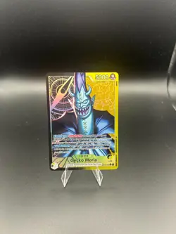 Gecko Moria (Leader Alt Art) OP14-080 The Azure Sea’s Seven Mint - Image 1