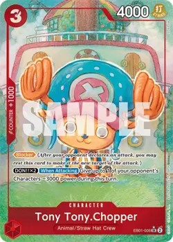 One Piece TCG Foil - Tony Tony.Chopper (Alternate Art) - 01 / NM / English - Image 1