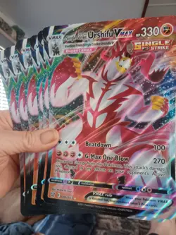 JUMBO Single Strike Urshifu VMAX Promo Card 086/163 Pokemon - Image 1