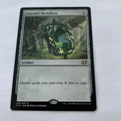 Emerald Medallion 379 Commander Masters Regular MTG TCG CARD - Image 1
