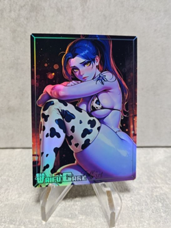 Widowmaker Trading Card Waifu Goddess Story Anime Girl holo Karte Manga Full - Image 1