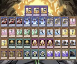 YuGiOh 63 Card Alexis Cyber Angel / Machine Angel Ritual Deck with Game Mat - Image 1