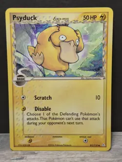 Psyduck 81/110 Pokemon Card 2006 Holon Phantoms WOTC TCG - Image 1