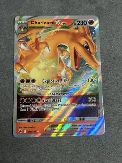 Pokemon TCG Charizard VSTAR Crown Zenith Holo Ultra Rare Card 019/159 - Image 1
