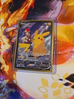 Pikachu V TG16/TG30 + 3x Rare Pikachu Cards Lot – Pokemon TCG - Image 1