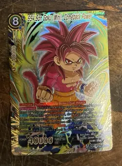 SS4 Son Goku (Mini), Comeback Power BT28-148 SCR Dragon Ball Card Game - Image 1