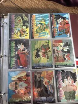Dragon Ball Z Trading Cards HUGE LOT Binder – Hero Collection, Platinum, Holo - Image 1