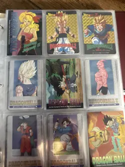 Dragon Ball Z Trading Cards HUGE LOT Binder – Hero Collection, Platinum, Holo - Image 2