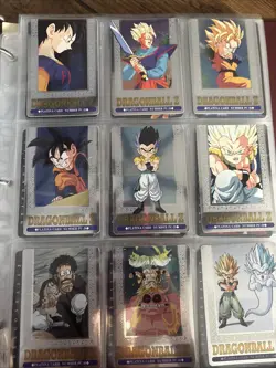 Dragon Ball Z Trading Cards HUGE LOT Binder – Hero Collection, Platinum, Holo - Image 4