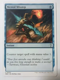Mental Misstep - MTG 030 U (White Border) Mystery Booster 2 Non-foil MB2 Magic - Image 1