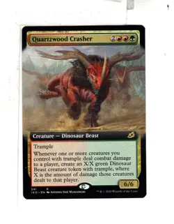 MTG SkeenAB Quartzwood Crasher BORDERLESS from Ikoria. NM. - Image 1