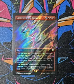 Call Forth the Tempest NM Borderless Surge Foil MTG Lord Of The Rings Unplayed - Image 1