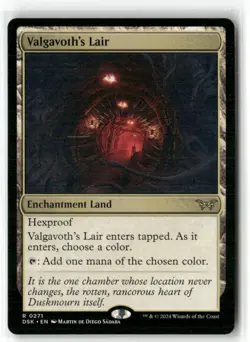 Valgavoth’s Lair MTG NM Duskmourn Magic Regular - Image 1