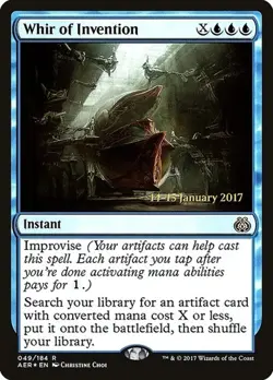 Whir of Invention - Foil Prerelease Promo Aether Revolt LP MTG - Image 1