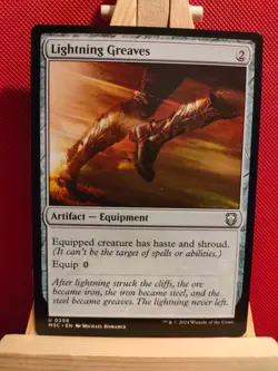 Lightning Greaves - Modern Horizons 3 Commander - Uncommon - NM - MTG - Image 1
