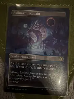 Hallowed Fountain (Borderless) Lorwyn Eclipsed Regular Magic: The Gathering MTG - Image 2
