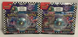 Pokemon TCG 2pk Blister Bellibolt eraser- Temporal Forces & Twilight Masquerade - Image 1